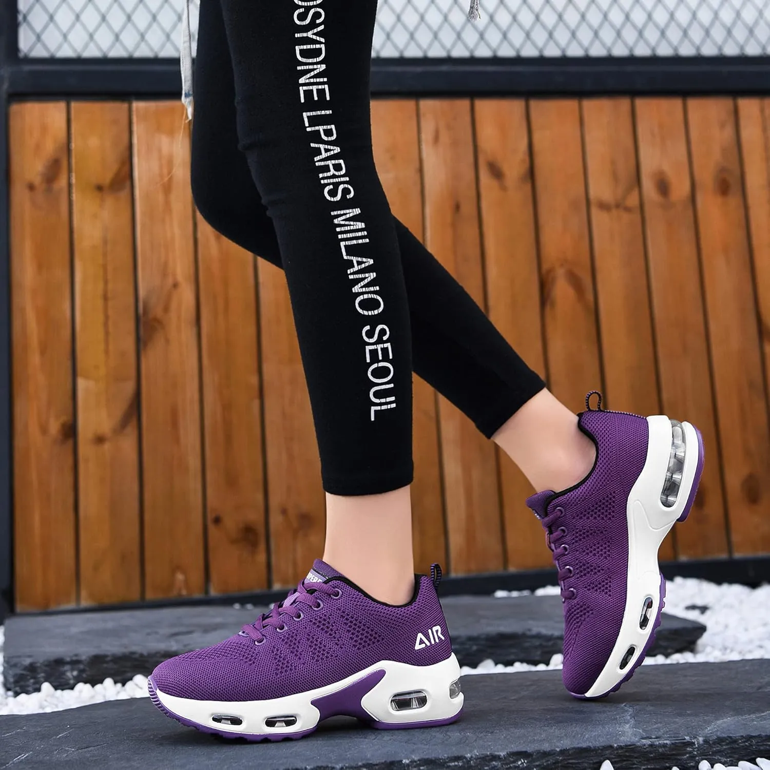 SURRAY Women's Running Shoes Walking Tennis Sneakers Athletic Fashion Breathable Sport Gym Shoes US Size 5.5-11