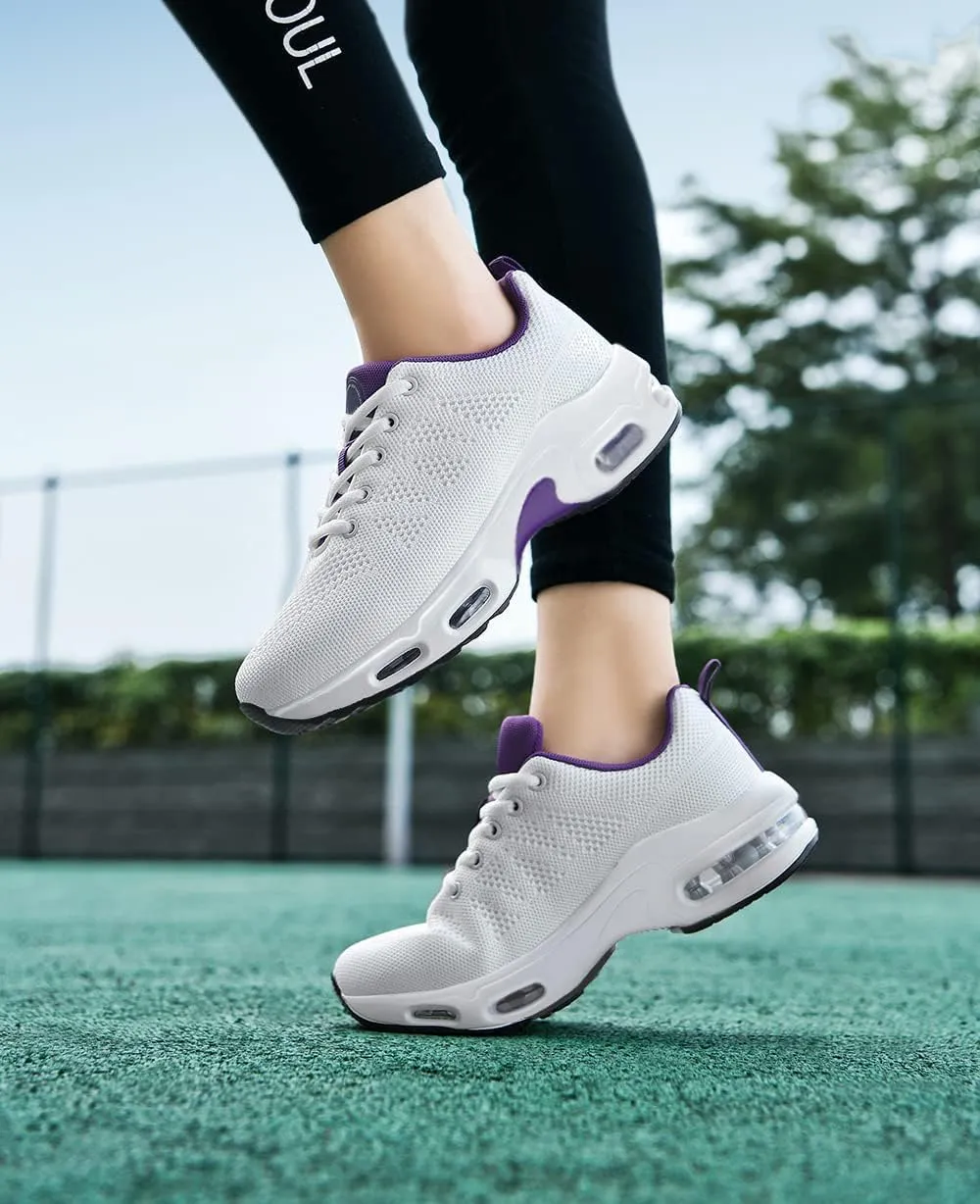 SURRAY Women's Running Shoes Walking Tennis Sneakers Athletic Fashion Breathable Sport Gym Shoes US Size 5.5-11
