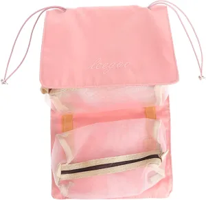 Toiletry Bag Travel Organizer Pouch Makeup Organizer Bag Travel Tote Cosmetics Storage Pouch Purse for Travel for Women Large Tote Purse Womens Wallet Miss Suitcase Twill Carry/173 (Color : Pinkx3pcs