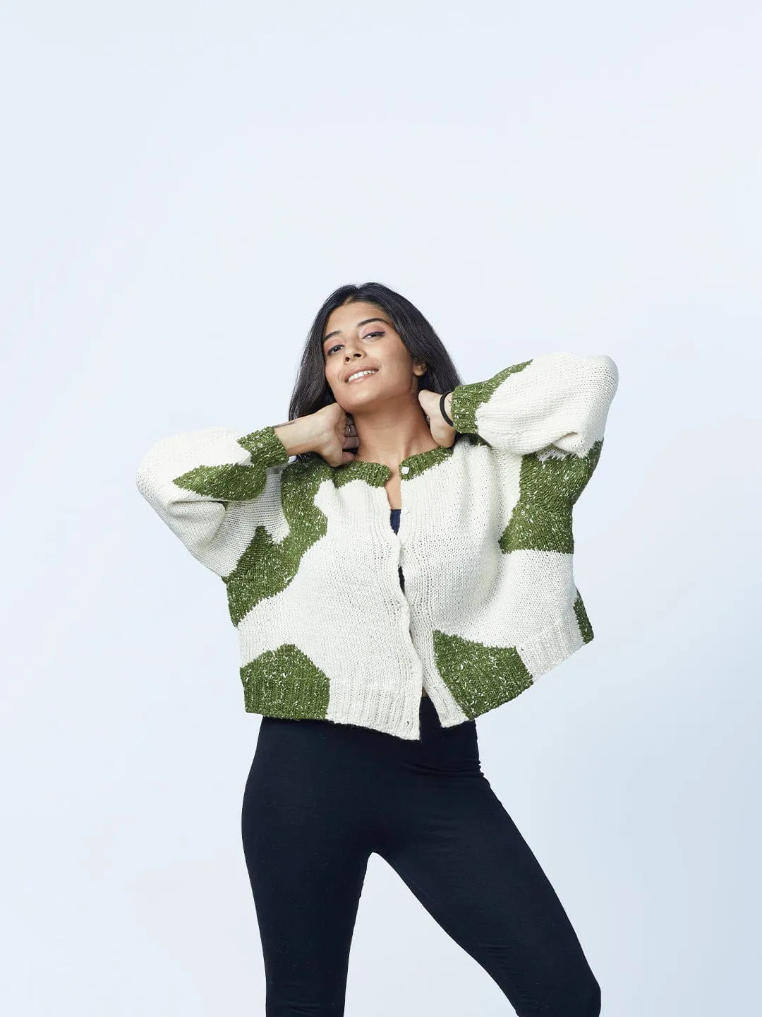Topography Merino Cardigan