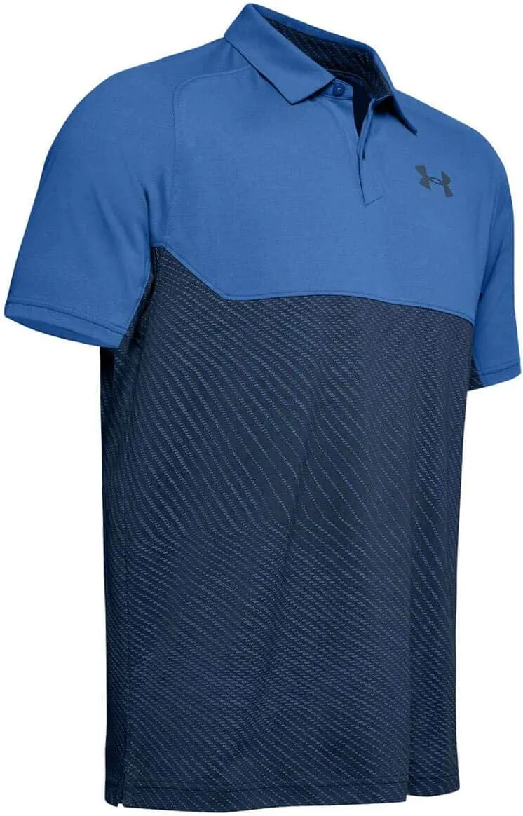 Under Armour Men's Tour Tips Blocked Golf Polo