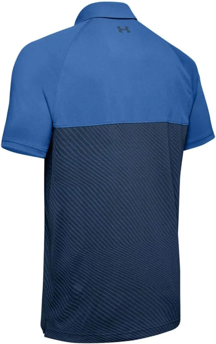 Under Armour Men's Tour Tips Blocked Golf Polo