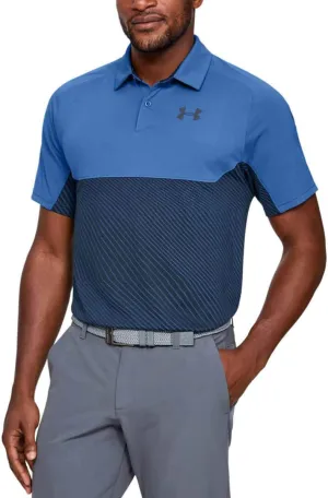 Under Armour Men's Tour Tips Blocked Golf Polo