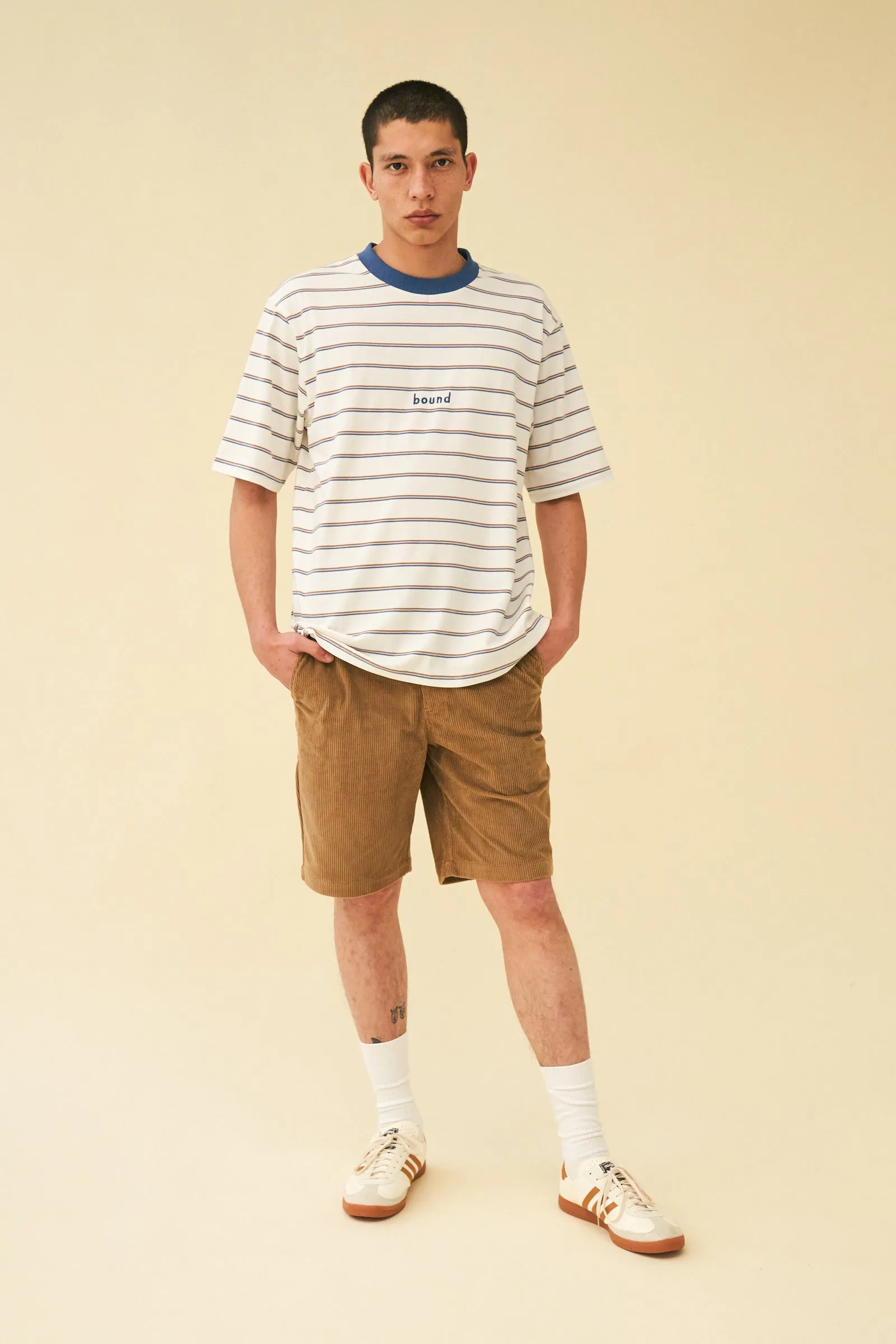 WHITE STRIPE TEE
