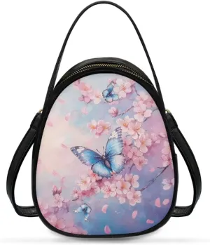 Women Crossbody Bag Ladies PU Leather Handbag Fashion Sling Shoulder Purse Double Layer Soft Small Square Bag