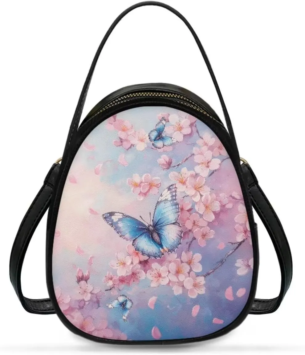Women Crossbody Bag Ladies PU Leather Handbag Fashion Sling Shoulder Purse Double Layer Soft Small Square Bag