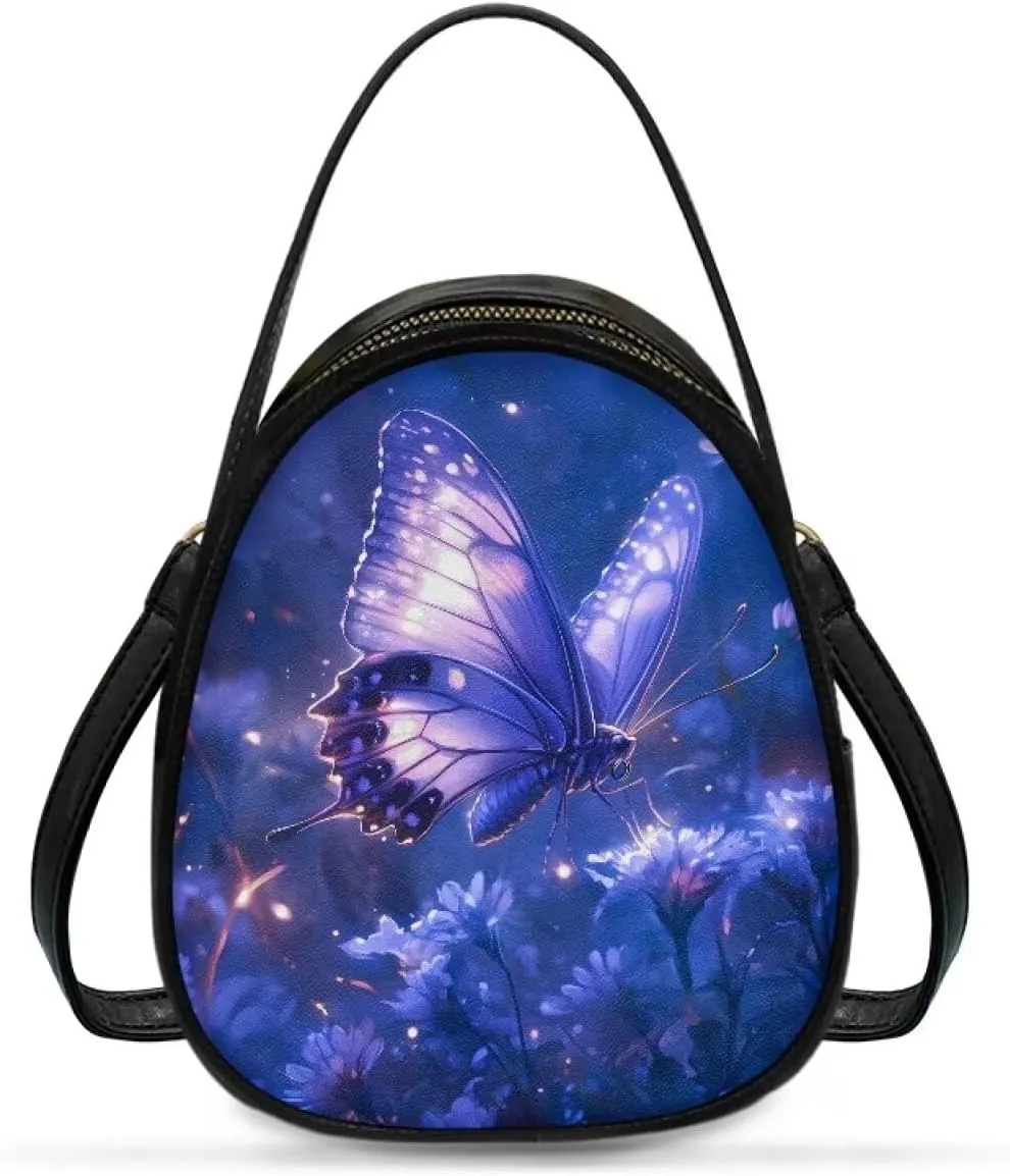Women Crossbody Bag Ladies PU Leather Handbag Fashion Sling Shoulder Purse Double Layer Soft Small Square Bag