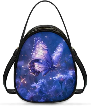 Women Crossbody Bag Ladies PU Leather Handbag Fashion Sling Shoulder Purse Double Layer Soft Small Square Bag