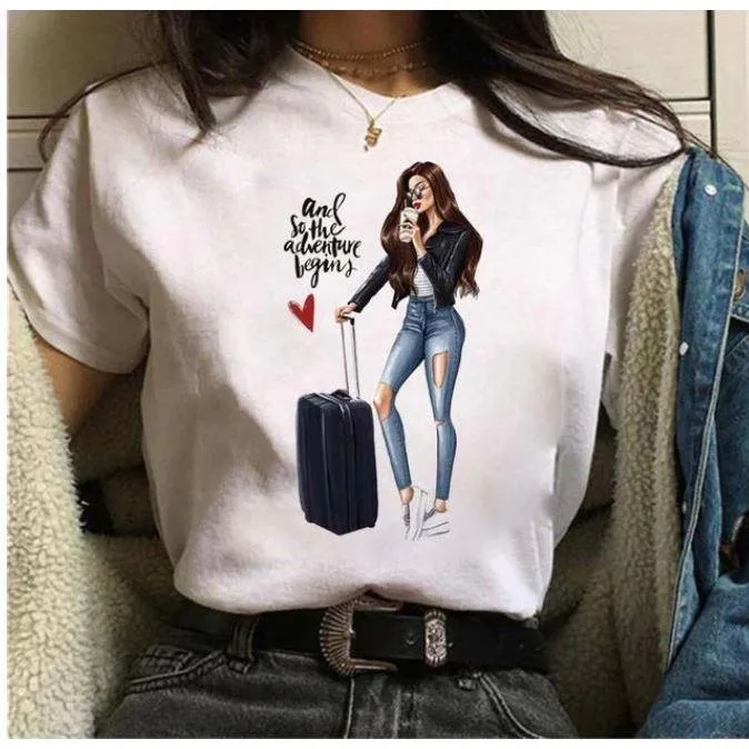 Women Life Is Too Short To Wear Boring Clothes Printed T Shirts