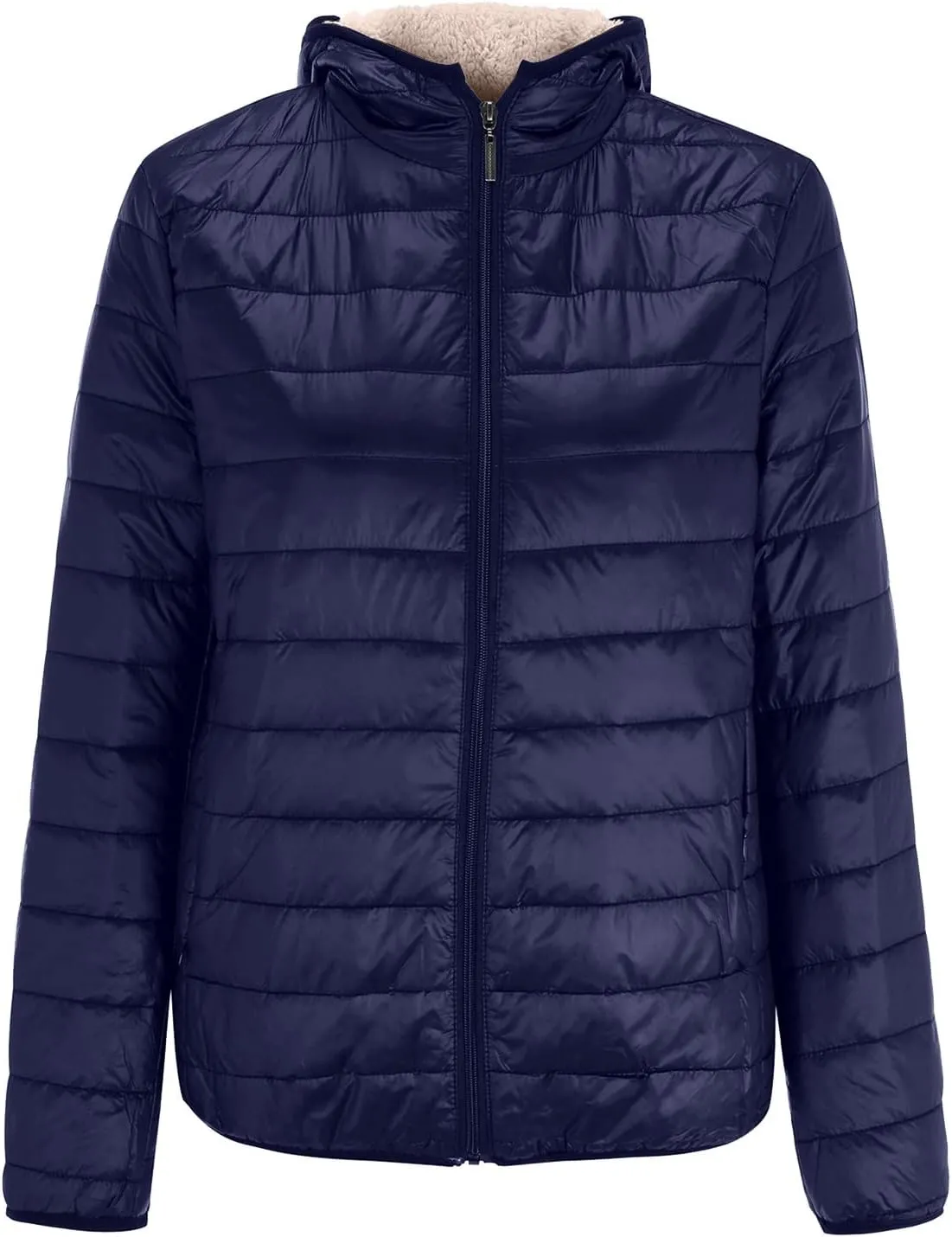 Women's Warm Winter Coat Thicken Fleece Lined down Jacket Thermal Jacket Winter Warm Casual Thick Coats Pockets